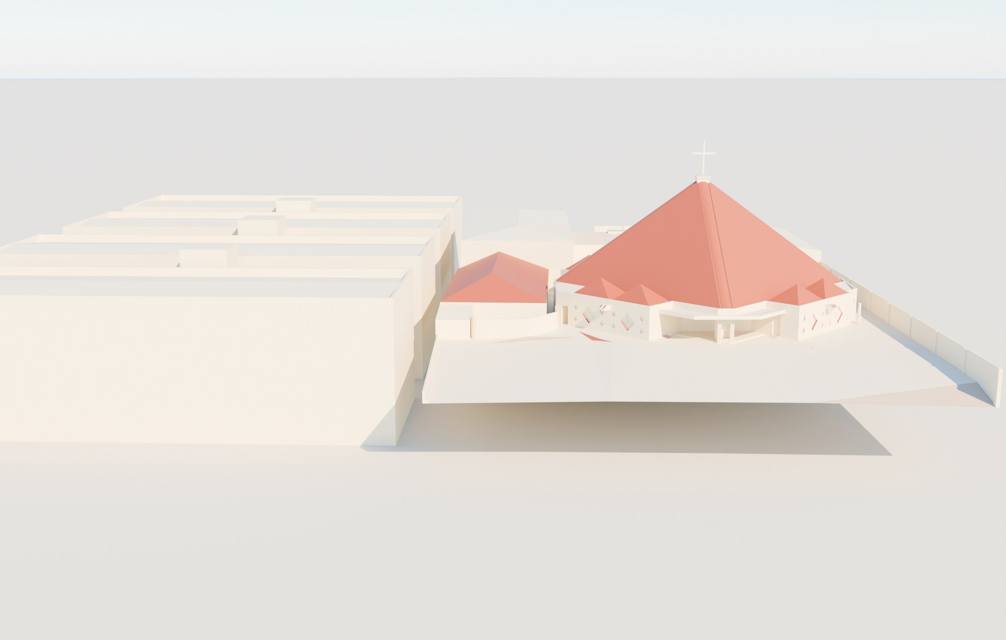 Modelo BIM LOD 300 da Igreja Nossa Senhora da Saúde de Ponta Grossa